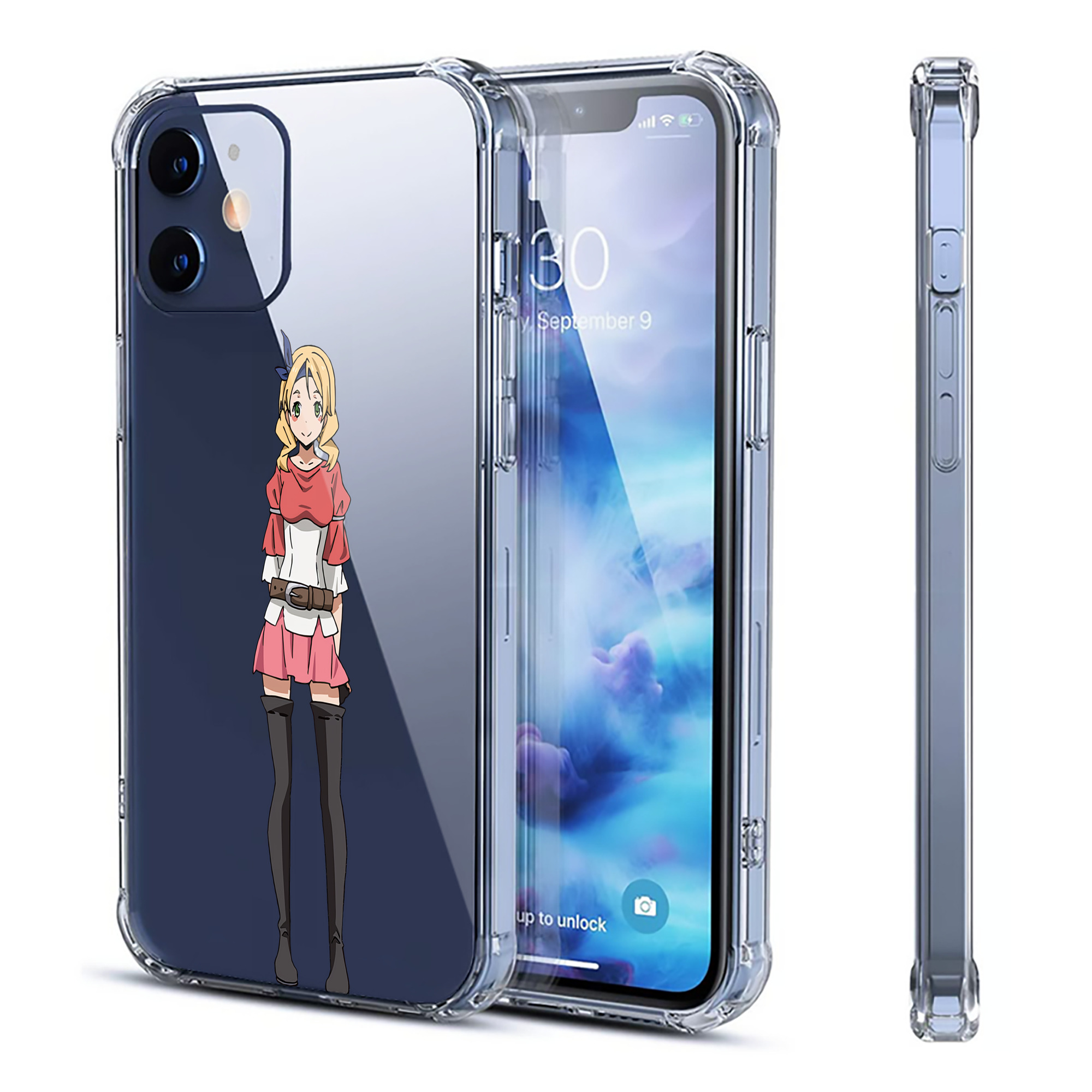 （画像用） 転スラ Regarding Reincarnated to Slime 【iPhone 12シリーズ対応】透明スマホケース（クリアソフトケース）